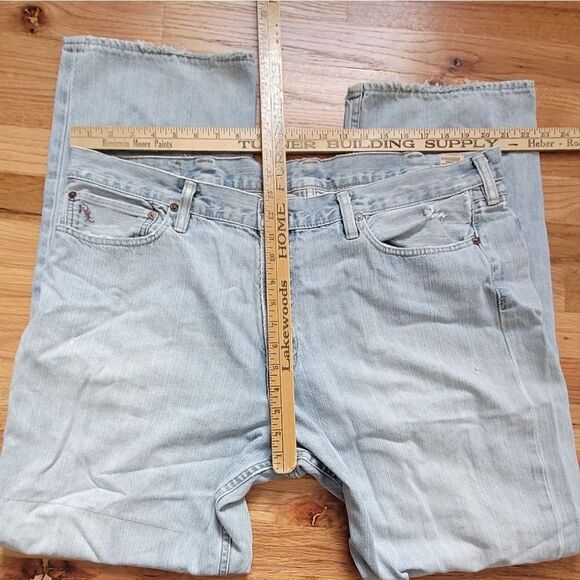 POLO Ralph Lauren 867 Classic Fit Jeans Light Wash Blue 40x32 - Picture 6 of 12